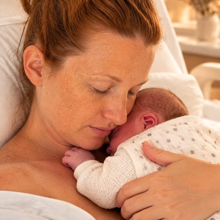 Jeune maman et son nouveau-né, accompagnement post-partum